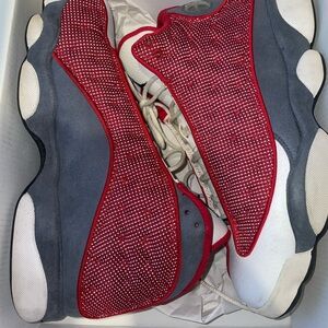 Jordan Air 13 Retro Gym Red and Flint Gray Sneakers